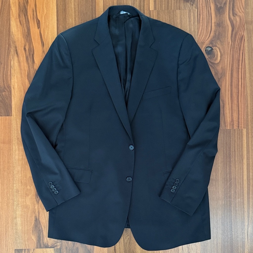 Ermenegildo Zegna Cloth Black Blazer/Suit Jacket